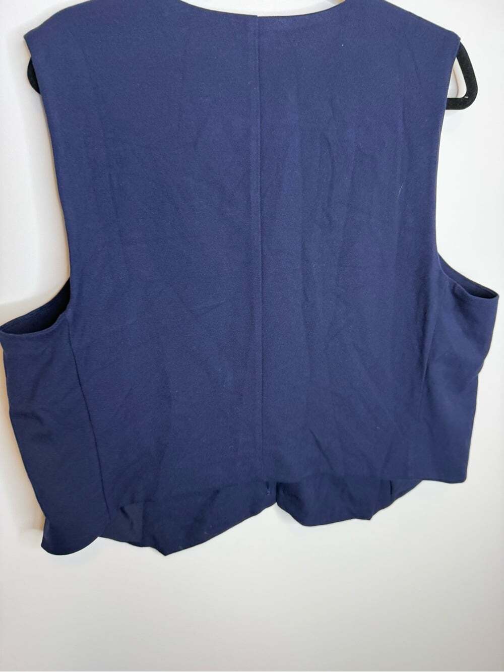 GAP Navy Blue Button-Front Vest size XL tall - Picture 6 of 7